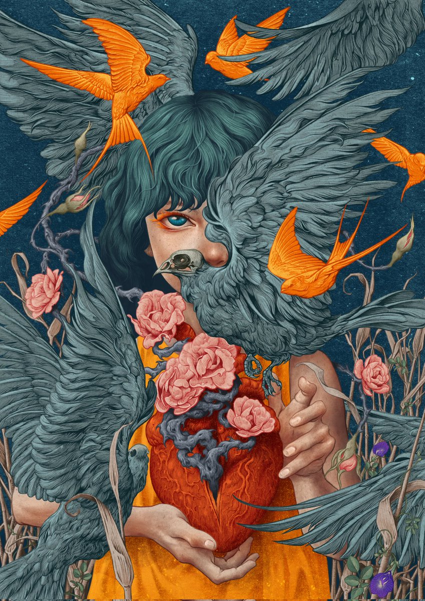 garisedelweiss's tweet photo. I am absolutely thrilled and deeply honored to announce that my artwork 'The Healer' has been selected as the 1st Prize Winner of the 2023 Beautiful Bizarre Art Prize: @icanvas_art Digital Art Award. This is an incredible moment, and I want to extend my heartfelt gratitude to @BeautifulBzarre for this opportunity.