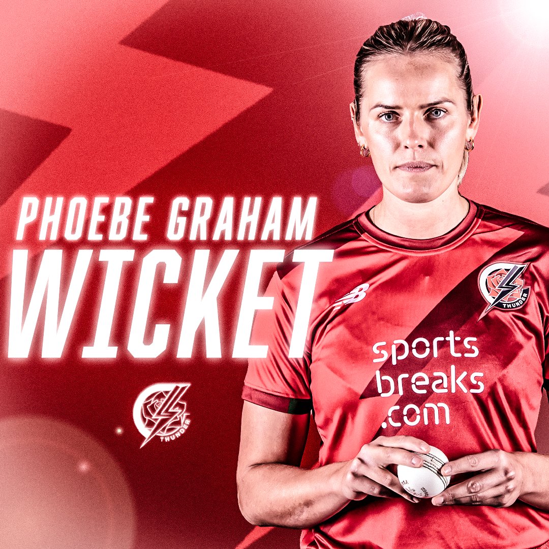 1st OF THE DAY!! 🔥 Phoebe Graham puts Thunder on the board as she gets one to go through the defences of Kalis! 👏 23-1 (3.4) 💥 #BringTheThunder