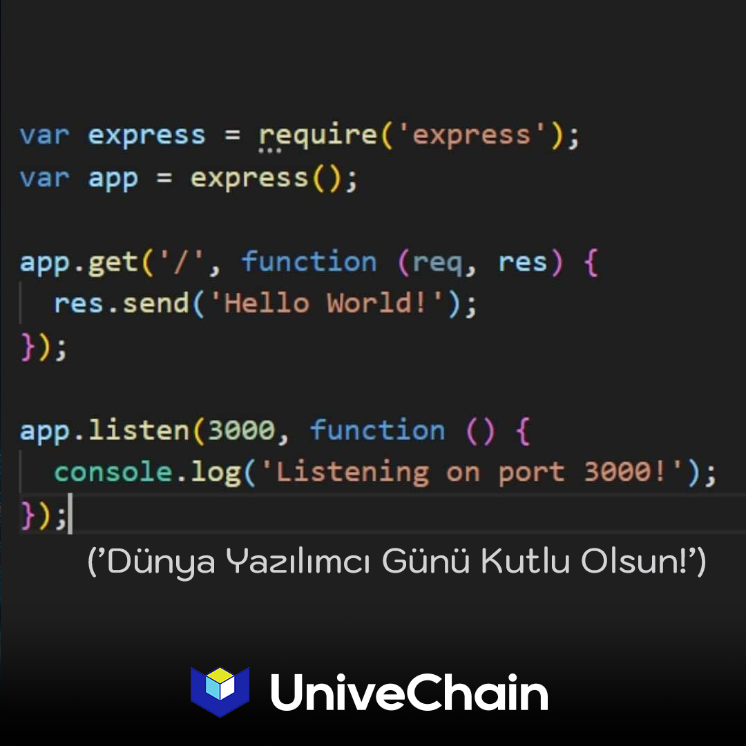 💻Hangi programda çalışırsan çalış, bugün senin günün!

Dünya üzerindeki tüm yazılımcıların #DünyaYazılımcıGünü kutlu olsun!💡