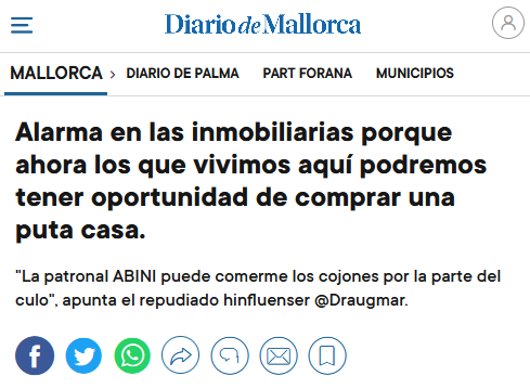 Hola <a href="/diariomallorca/">Diario de Mallorca</a> , os he corregido el titular, de nada:

diariodemallorca.es/mallorca/2023/…