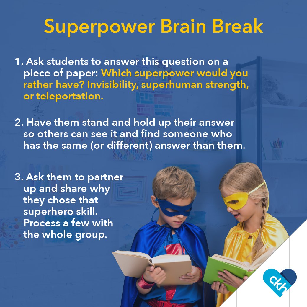 iheartckh's tweet photo. Building relational capacity is good for starting strong and practicing empathy! Here is a brain break activity to help build relational capacity with your classroom!

#ProfessionalDevelopment #Education #iHeartCKH #capturingkidshearts https://t.co/8vbXBoJsZx