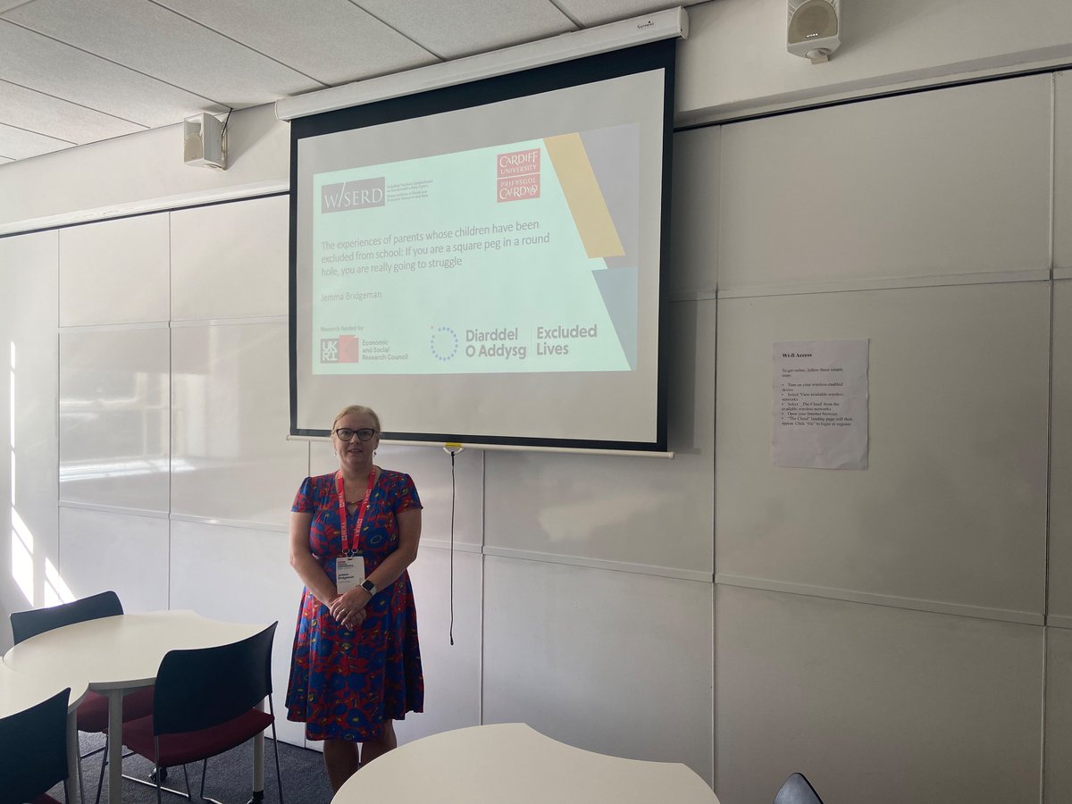 It was great to present at #BERA2023 about the challenges parents of children with additional learning needs can face navigating the education system @BERANews @WISERDNews @ExcludedLives