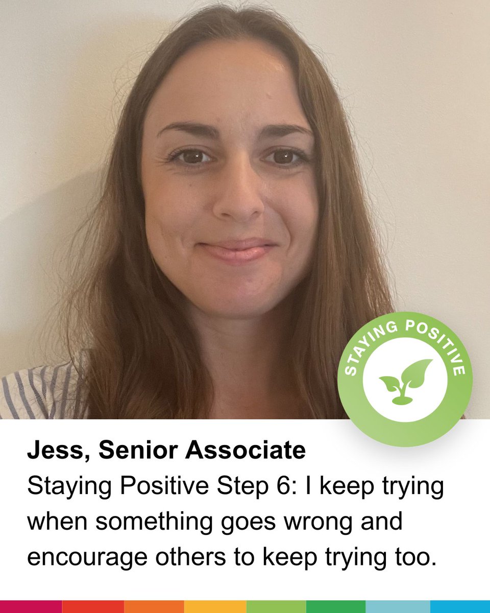 Skills_Builder's tweet image. The skill of #StayingPositive is part of our culture at Skills Builder. Hear from Jess about how she feels this essential skill is woven into the team culture through encouraging and supporting others this #PositiveThinkingDay.

skillsbuilder.org/universal-fram…