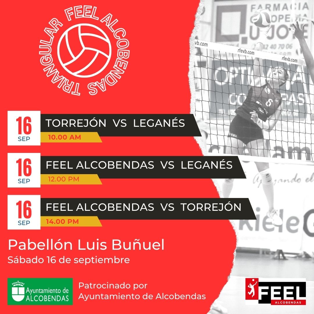 Seguimos la preparación💪

El sábado 16 de septiembre triangular con @clubvoleiboltorrejon y @voleibolleganes!

Empieza a subir la temperatura en el Buñuel!🔥