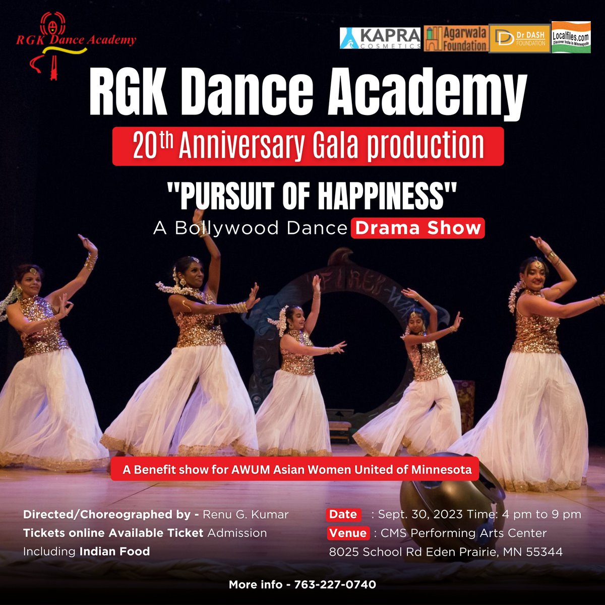 rgkdanceacademy's tweet photo. RGK Dance Academy’s troupe 2023!!

🎟️ Secure your seat today and be a part of this grand celebration! Visit https://t.co/RHr2AoYSGE to book your ticket and be prepared to be awestruck by the talent and dedication that grace our stage.

#RGK20thAnniversary #DanceMagic #Minnesota https://t.co/KUZSBSaquB