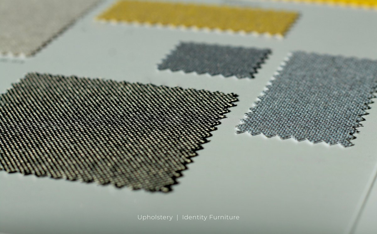 IdentityFurn's tweet image. The vast range of upholstery we offer isn't limited to nice colours and patterns but also textures to suit your needs needs and particular weaves for extra durability
———
#IdentityFurniture
-
#newofficedesign #uphostery #colours #fabrics  #furniture #versatile #multiuse #texture
