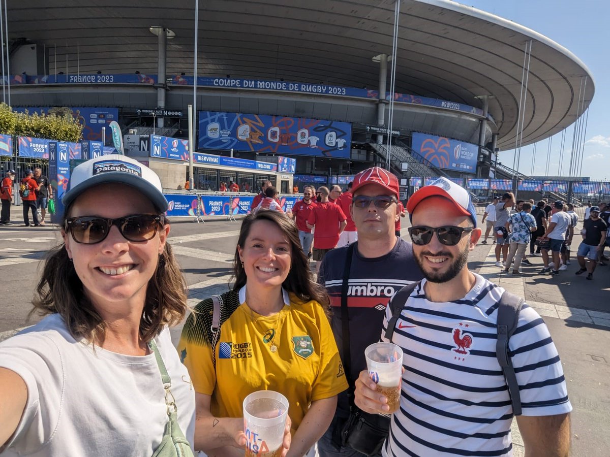 Au rythme des drops et essais, nos collaborateur.rice.s  <a href="/groupeArtemys/">groupe Artemys</a> ont vibré le temps du match, Australie/Géorgie, ce samedi, à l’occasion de la Coupe du monde de #rugby ! Et ce, en place VIP 🏉

#worldcup2023 #convivialite