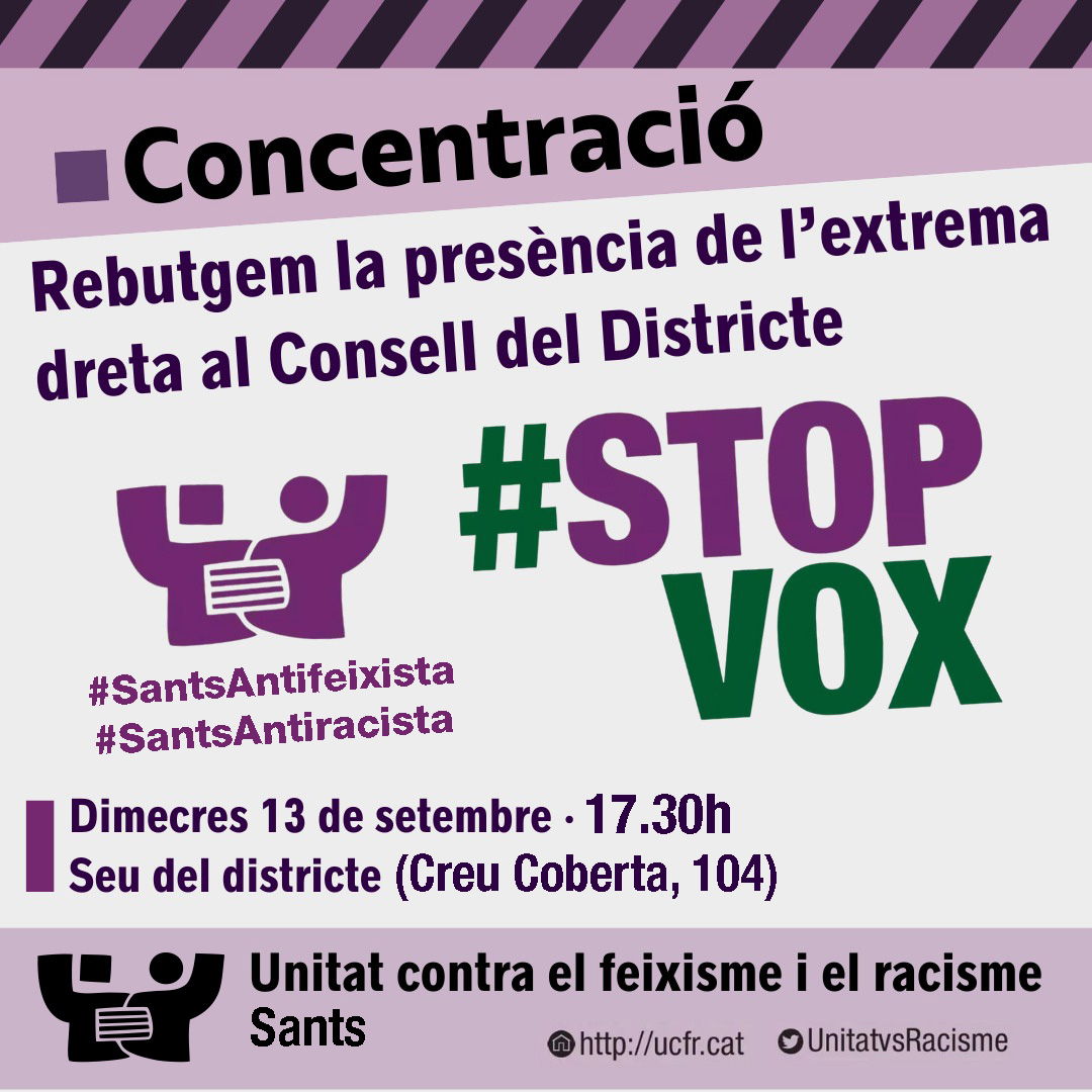UCFR BCN #StopVOX tweet media