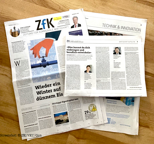 VKUonline's tweet photo. (1/2) Die neue #ZFK-Ausgabe ist da🗞 Dieses Mal mit einem spannenden #Interview zu KOMMUNAL KANN - der neuen #Arbeitgeber-Initiative des #VKU 👏 https://t.co/iqutWTvPc7