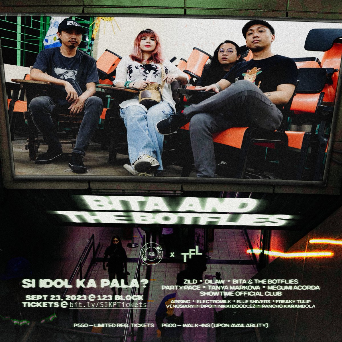 🫵🏻 SI IDOL KA PALA? — BITA AND THE BOTFLIES 🫵🏻   
SEPT 23, SAT @ 123 BLOCK, MANDALUYONG
🎟️ bit.ly/SIKPTickets 

<a href="/zildbenitez/">zild</a>
<a href="/dilawband/">Dilaw</a>
<a href="/TheBotflies/">BATB #LeniKiko2022</a>
Party Pace
<a href="/tanyamarkova/">Tanya Markova</a>
<a href="/mmadeinjapan/">megumi acorda</a>
<a href="/ShowtimeMixClub/">Showtime Official Club</a> 

<a href="/theflyinglugaw/">The Flying Lugaw</a>