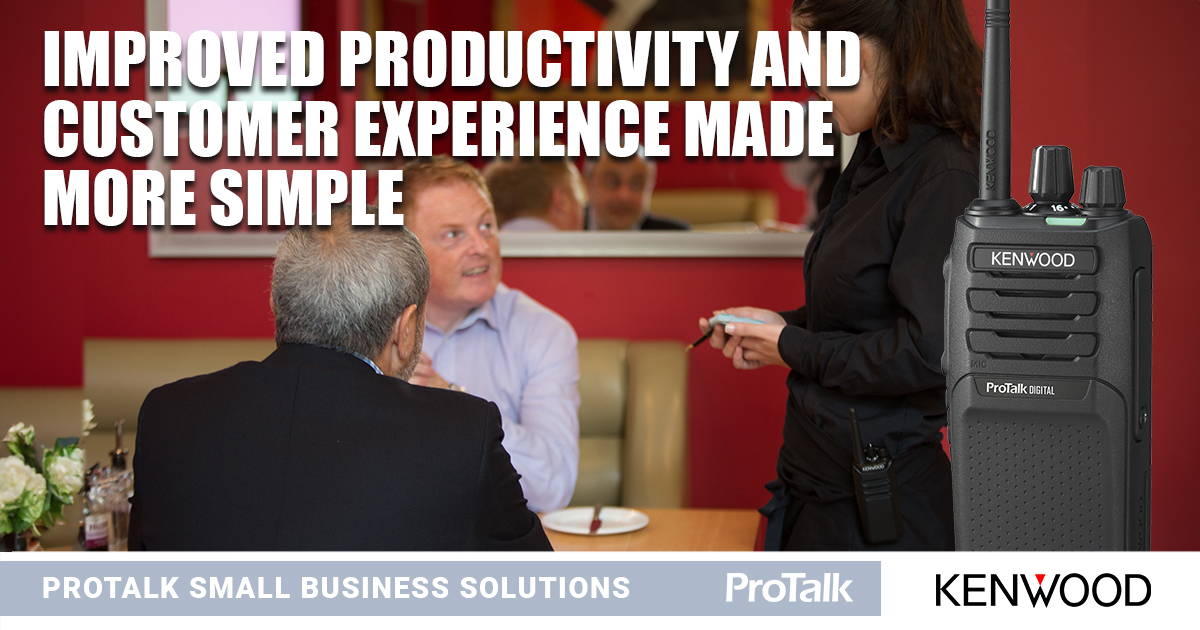 Maximise #productivity &amp; reduce delays &amp; errors with #LicenseFree, digital #dPMR446 #radiocommunication. At the push of a button, managers can coordinate #WaitStaff and #Kitchen operations to ensure the best customer service. 

More info: 
t: 023 8071 8713
e: sales.uki@airsys.com
