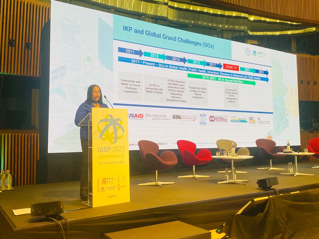 At the #IASPWorldConference, our VP Bindu Nishal delved deep into 'Megatrends & STP/AOI Perspectives'. Using IKP's International One Health Incubator as a gold standard, she underlined the essence of global collaboration & the pivotal role of Science Parks in shaping our future.