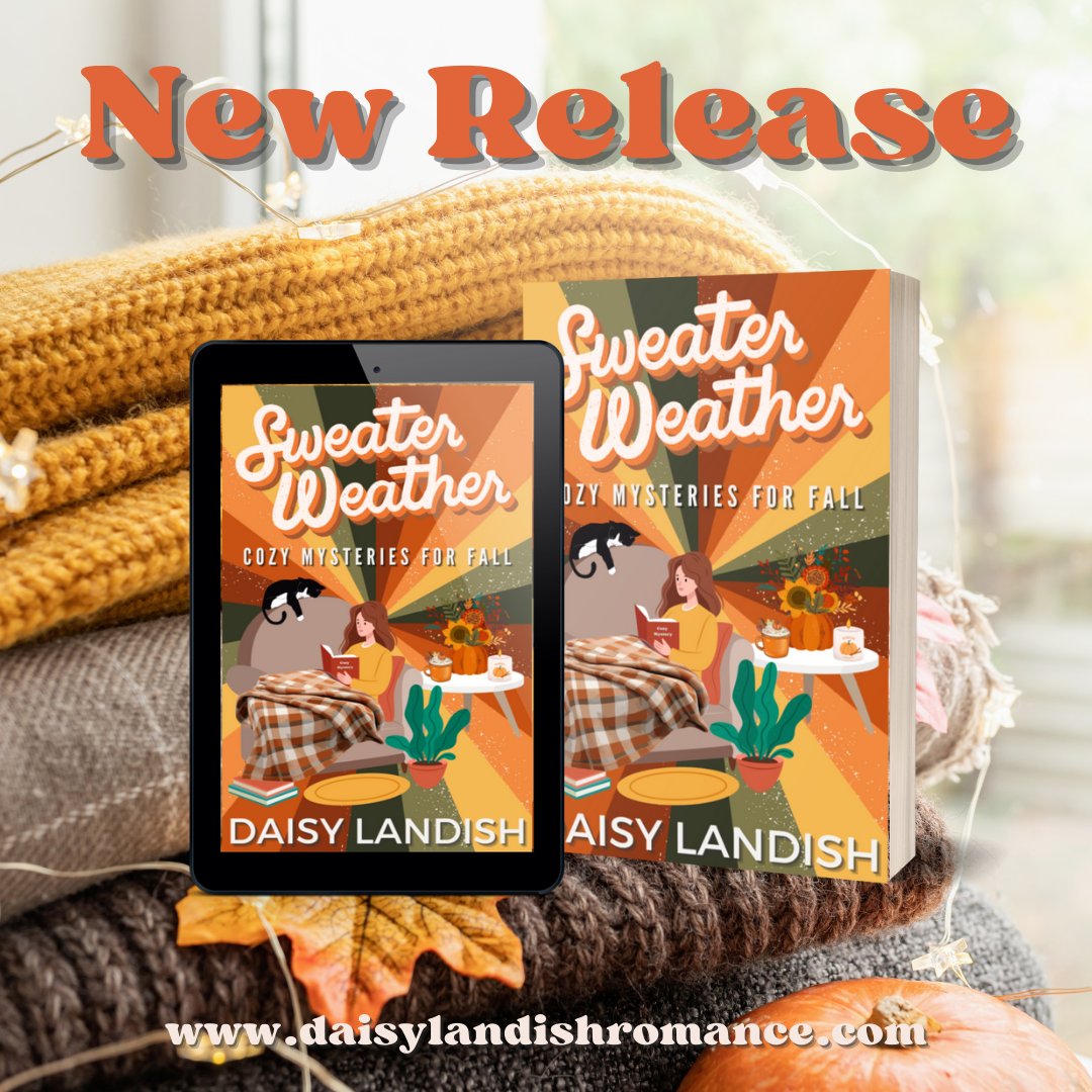 Sweater Weather: Cozy Mysteries for Fall 
books.beachesandtrailspublishing.com/sweaterweather

#sweaterweather #fall #autumn #cozy #cozymystery #cozymysterybooks #cozymysteryreader #kindleunlimited #bookaddict
#mysteryseries #kindle #cosymysteries #sleuth #detective #sleuthers #amateursleuth