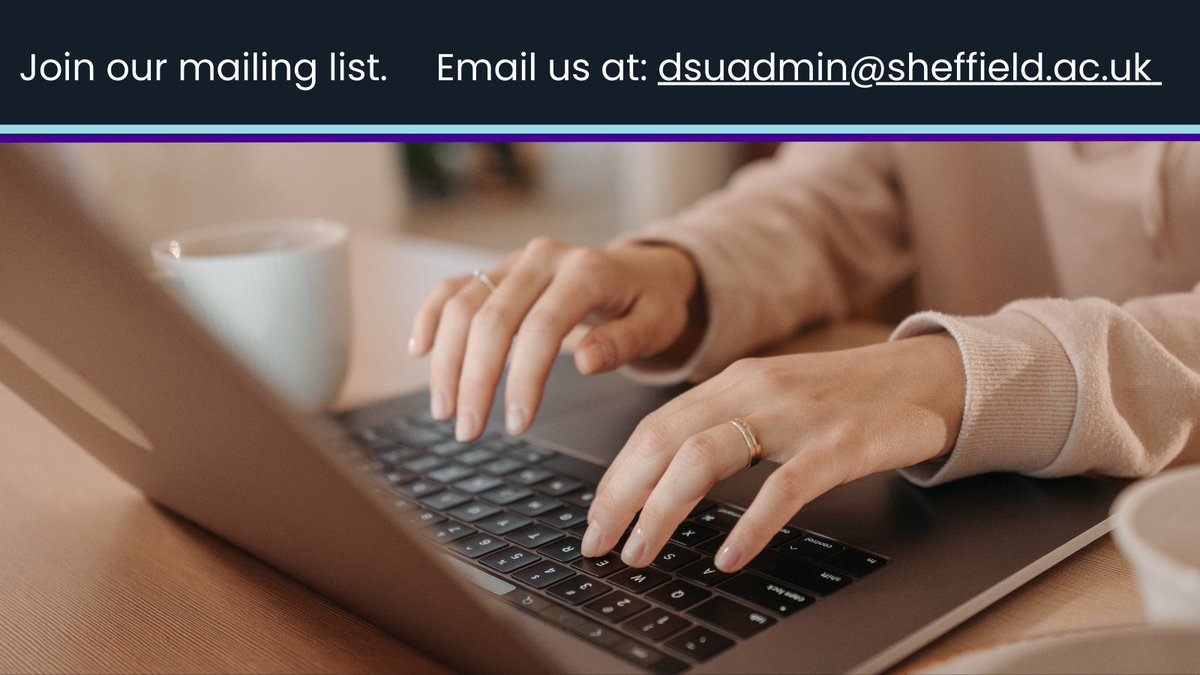 NICE DSU (@nice_dsu) on Twitter photo Not signed up yet? Be one of the first to receive our new reports and publications by signing up to our mailing list. Email dsuadmin@sheffield.ac.uk Not signed up yet? Be one of the first to receive our new reports and publications by signing up to our mailing list. Email dsuadmin@sheffield.ac.uk