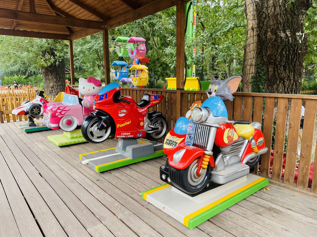 CoastersWide's tweet photo. Vake park is a municipal park in Tbilisi, Georgia 🇬🇪 known for the World War II memorial that sits on-top of a hill. 
Our reason for visiting was to ride the SBF Visa Big Apple themed to a Dalmatian in Shumbaland. #RollerCoaster #AmusementPark #WWCOnTour #CredLife #Tbilisi https://t.co/1nfumv31co