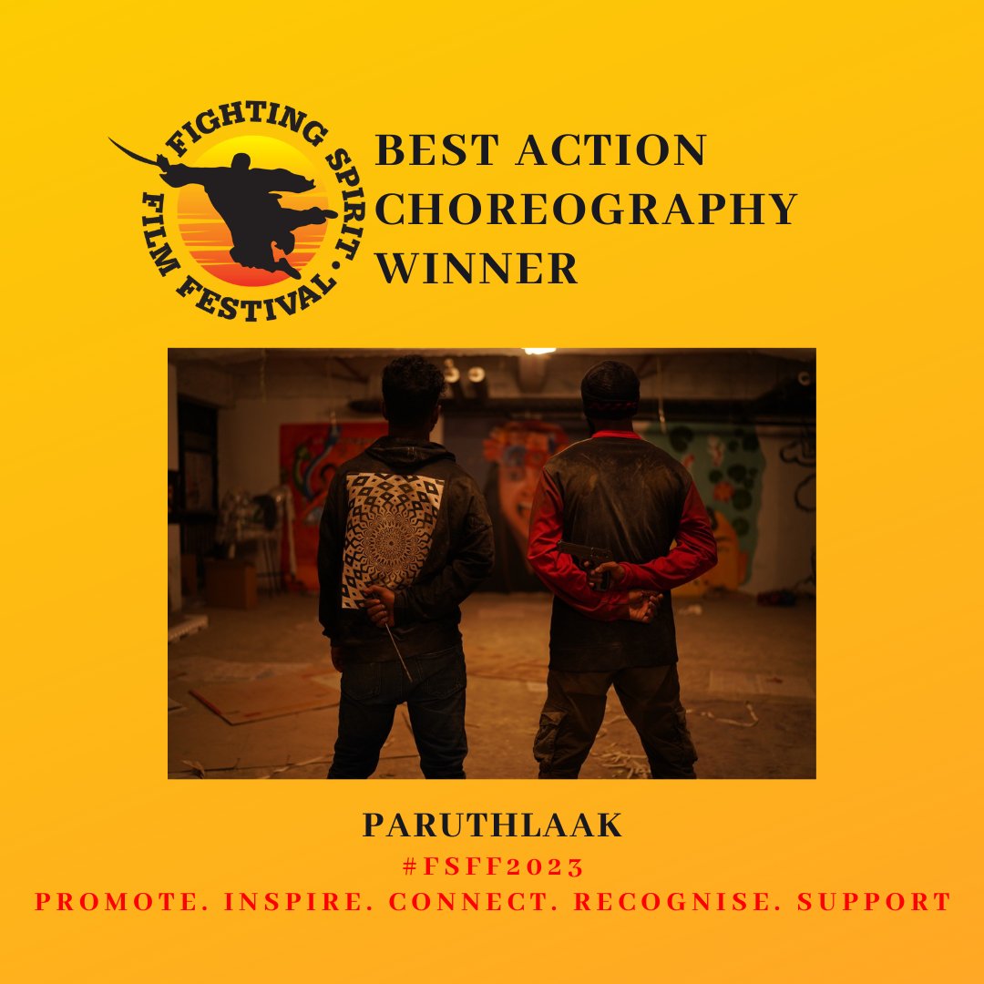 FSFilmFestival's tweet photo. Best Action Choreography - Paruthlaak, dir. Arjun Kalari

#paruthlaak #arjunkalari #actionchoreography https://t.co/zm7MM4ktbf