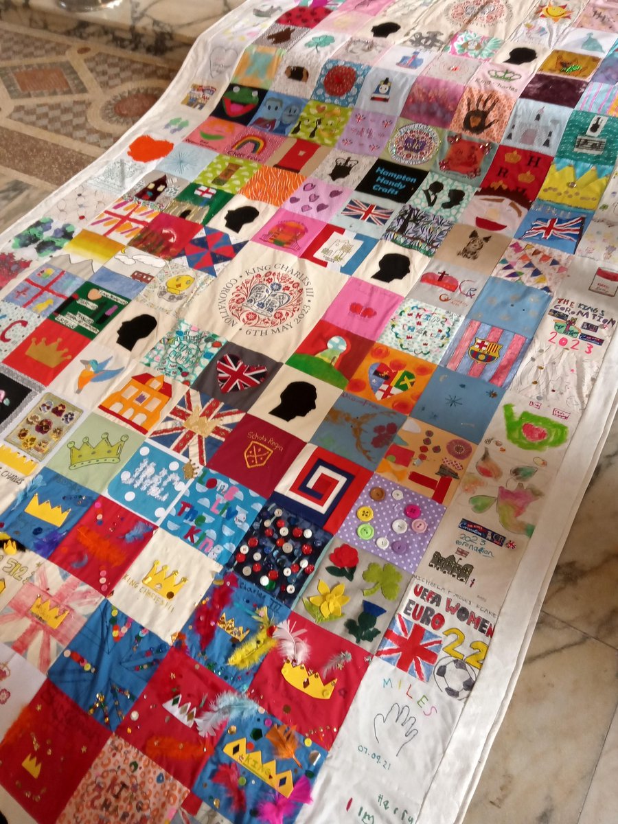 😍 We have received a lovely card thanking us and the community for creating our wonderful quilt to mark his Majesty King Charles III and Queen Camilla's Coronation.

#kingscoronation #coronation #kingcharles #queencamilla #royalfamily #peterborough #cambridgeshire
