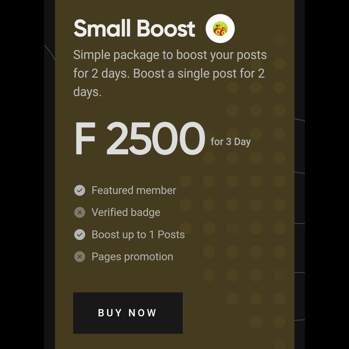 betaplaceapp's tweet photo. #BetaPipol you can now boost your posts on our #BetaPlaceApp to reach more people. Check out👇the different options.
Download #BetaPlaceApp here: https://t.co/mGfN9QdVsP https://t.co/MceLza7GyC