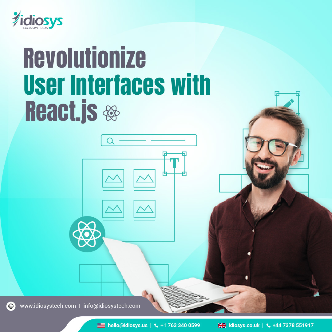 idiosys's tweet image. Revolutionize user interfaces with React.js! Our developers create dynamic and responsive web experiences.
#ReactJS #WebDevelopment #FrontendTech #UIUX #Idiosys #India #UnitedKIngdom #Unitedstates