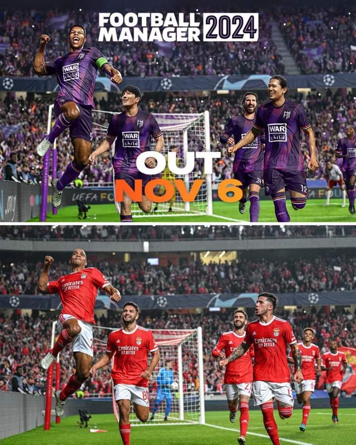 The exact goal celebration the Football Manager cover picture is based on 😍