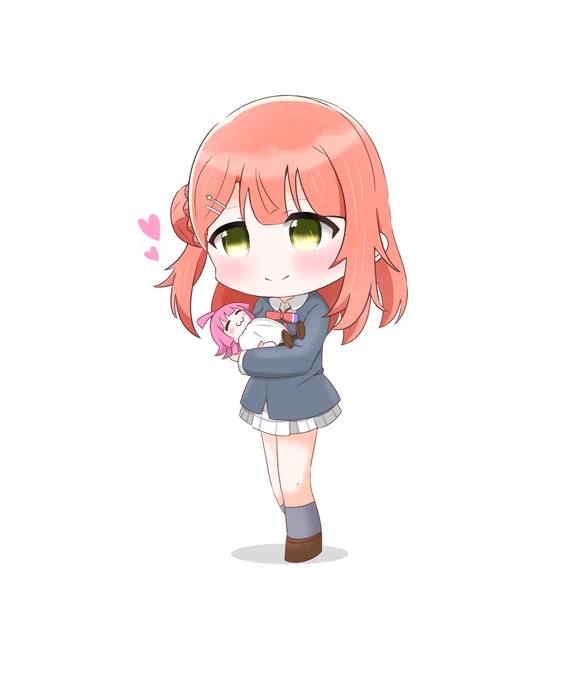 #みんなでデフォルメ絵をあげて幸せな気分になろうてるてるあゆりな 