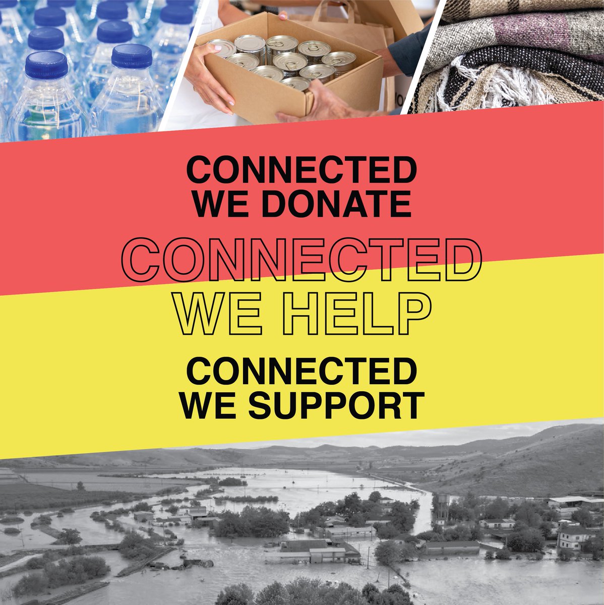 EPAPSY's tweet photo. Το CONNECTED WE STAND Festival αποτελεί μια δράση αφιερωμένη στην κοινή προσπάθεια και την αλληλεγγύη. Καθ' όλη τη διάρκεια του Φεστιβάλ, θα υπάρχει χώρος συλλογής ειδών πρώτης ανάγκης. Η συλλογή θα πραγματοποιείται από τις 11:00 έως τις 23:00 στο Άγαλμα Μεγάλου Αλεξάνδρου. https://t.co/HvbVA3frym