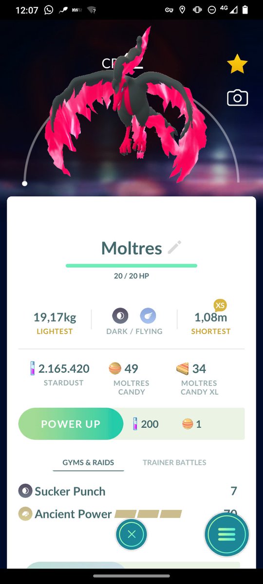 ANOTHER MOLTRES?!?!?! #pokemongo