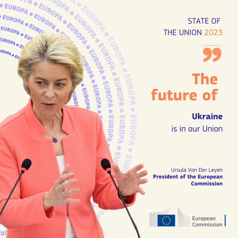 eu_enlargement_'s tweet photo. “We will be driven by the belief that completing our Union is the best investment in peace, security and prosperity for our Continent.”

Read President von der Leyen’s full 🇪🇺#SOTEU 2023 speech 👇