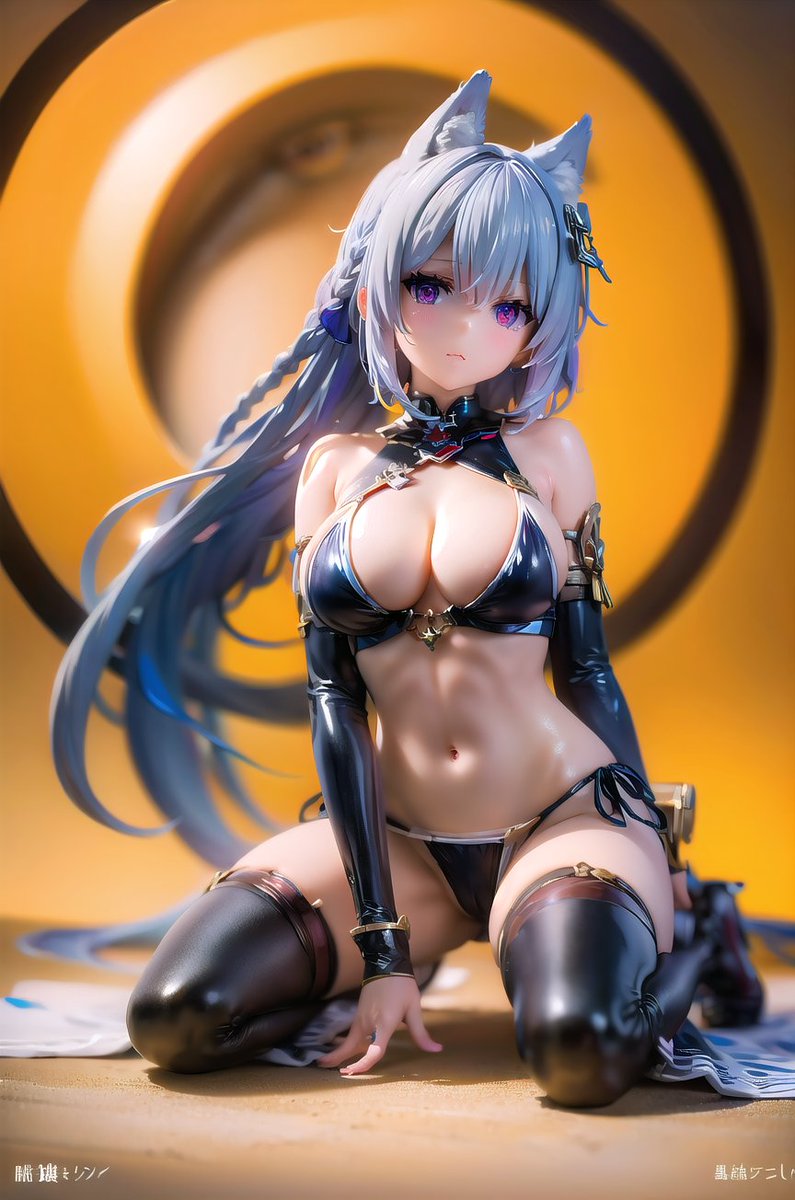 DinO_Fig2's tweet photo. 続けてPVCフィギュア風をモデルを試しております。
イラスト系の呪文が効きにくいかな。実写系はほとんど触ってないのでよくわかりません。もうちょっと被写界深度があればいい感じ。 https://t.co/xyl9lXvyDU