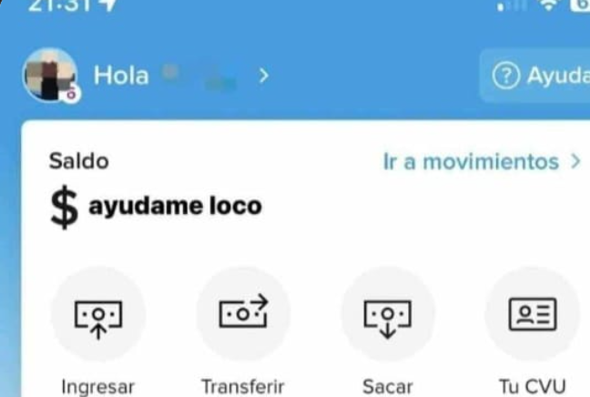 Mi cuenta en estos momentos