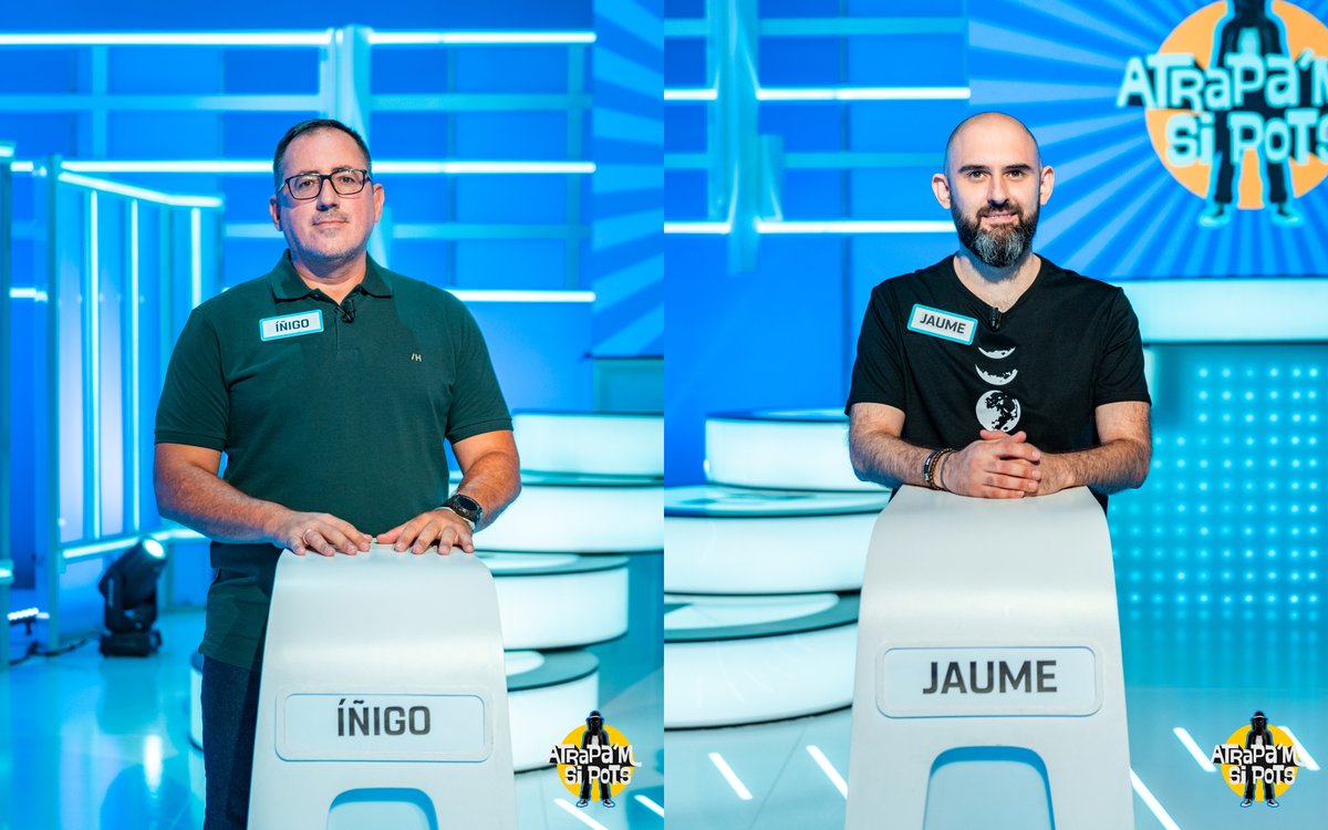 AtrapamAPunt's tweet photo. Esta vesprada concursaran:

👤 Íñigo de Bonrepòs i Mirambell
👤 Jaume de Benaguasil
👤 @evabujanda de València
👤 Lucas de Gandia
👤 Roser de Bellreguard

🕞 A les 15.40 h, #AtrapamSiPots en @apunt_media. https://t.co/G2UXywBXbB