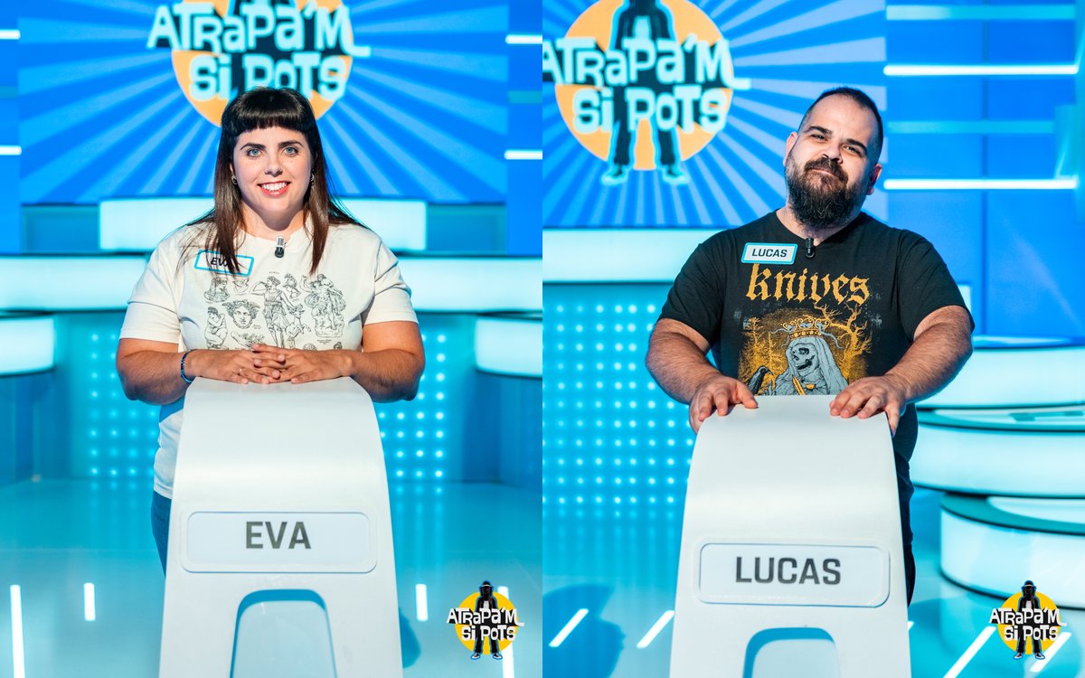 AtrapamAPunt's tweet photo. Esta vesprada concursaran:

👤 Íñigo de Bonrepòs i Mirambell
👤 Jaume de Benaguasil
👤 @evabujanda de València
👤 Lucas de Gandia
👤 Roser de Bellreguard

🕞 A les 15.40 h, #AtrapamSiPots en @apunt_media. https://t.co/G2UXywBXbB