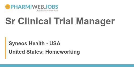 PharmaNewsUS's tweet image. Sr Clinical Trial Manager
pharmiweb.jobs/job/1708856/sr…

 - United States; Homeworking
 - Competitive
- Syneos Health - USA
#USPharma #USLifeScience #USBiotech #USClinicalResearch #PharmiWebUS