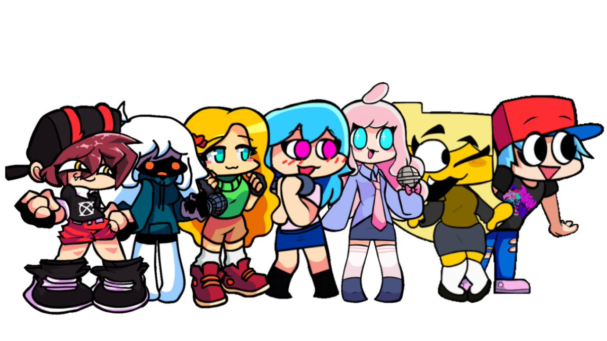 ch_semina's tweet image. FNF 7 Fangirl 
#fnfsky #fnfmeri #fnfcloud #fnfbeepie #fnfanika #fnfsun #fnflexi #fnffangirl