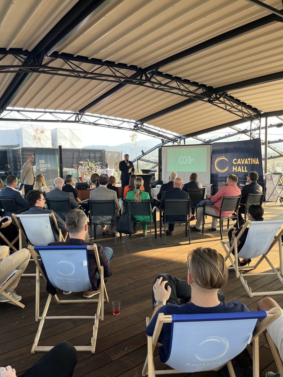PoslinskiNet's tweet photo. The biggest IT event in #BielskoBiała just kicked off on @CavatinaHall rooftop!
City Mayor @J_Klimaszewski launched #BBDays4IT.
Thanks to all the organizers & partners ➡️ https://t.co/TeQZxwNDi8
Join the magic with scenic mountain views till Sept 17! https://t.co/5VXXgFPrA0