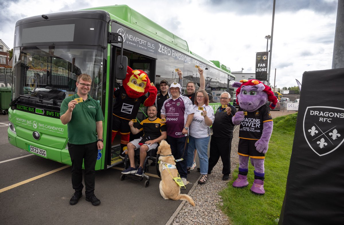 🐉𝙋𝘼𝙍𝙏𝙉𝙀𝙍𝙎 | We are pleased to announce @NewportBus as an Official Partner for the 23/24 season🙌 Newport Bus has also committed to providing 🆓 bus transport on their city-wide network for home match days for our members!👍 ▶️ shorturl.at/sCKX6 #WeAreGwentRugby