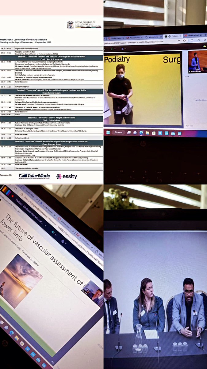 Bramblecakes's tweet photo. Standing on The Edge of Tomorrow: Attending my very first conference (virtually) and it's UH-mazing thus far. Gold class!! ππΏππΏ
#podiatry
#RCPGPodiatry
#RCPSGlasgow
#savinglivesandlimbs
#vascularpodiatry
#proudtobeapod https://t.co/3rQUdbod5j