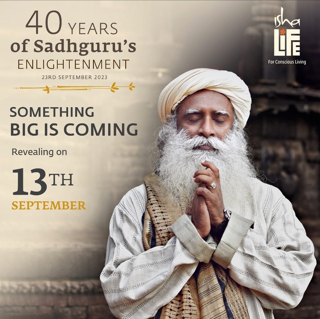 🤔🤔
What could it be?
Guess! Guess!

#Sadhguru #InnerEngineeringOnline #IshaLife #Karmabook