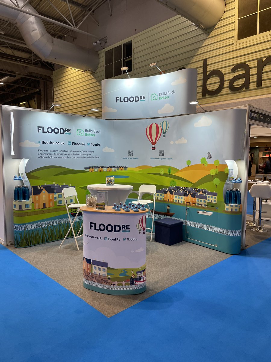 floodre's tweet photo. We’re excited for the first day of @FWMExpo at the NEC today 💦

Come and see us on stand FD-D24 to get your own Flood Re duck 🦆 and don’t forget to stop by the Floodmobile to speak to @floodmary #LetsBuildBackBetter https://t.co/nWuSj5hF2h