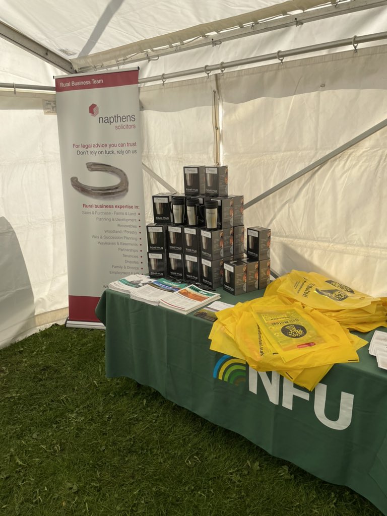 farmsolicitor's tweet photo. Great day today at Westmorland Show. Come down and see us at the @NFUNorthWest tent and get your free #farmfuture travel mug. https://t.co/6qgkcoBJFt