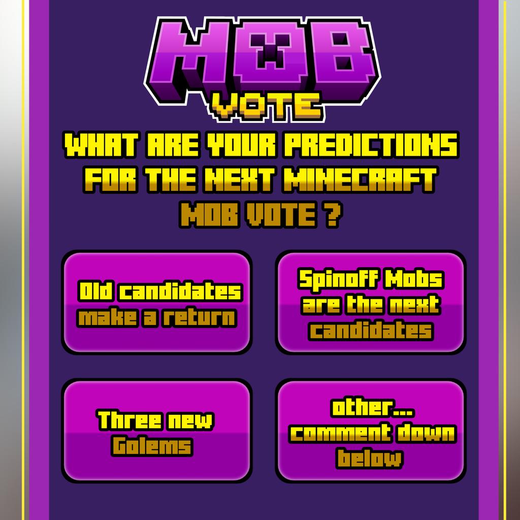 how to vote for new mob in minecraft｜Pesquisa do TikTok