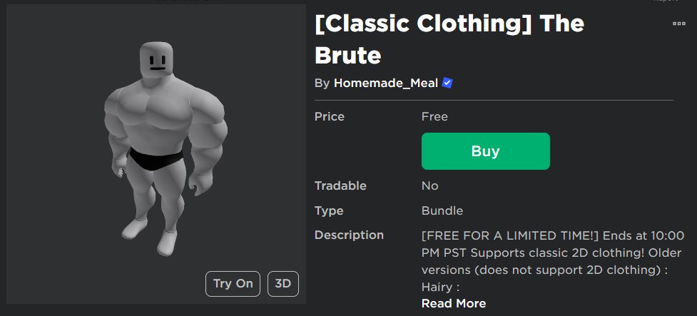 Averx on X: 🥳  FREE UGC BUNDLE - The Brute