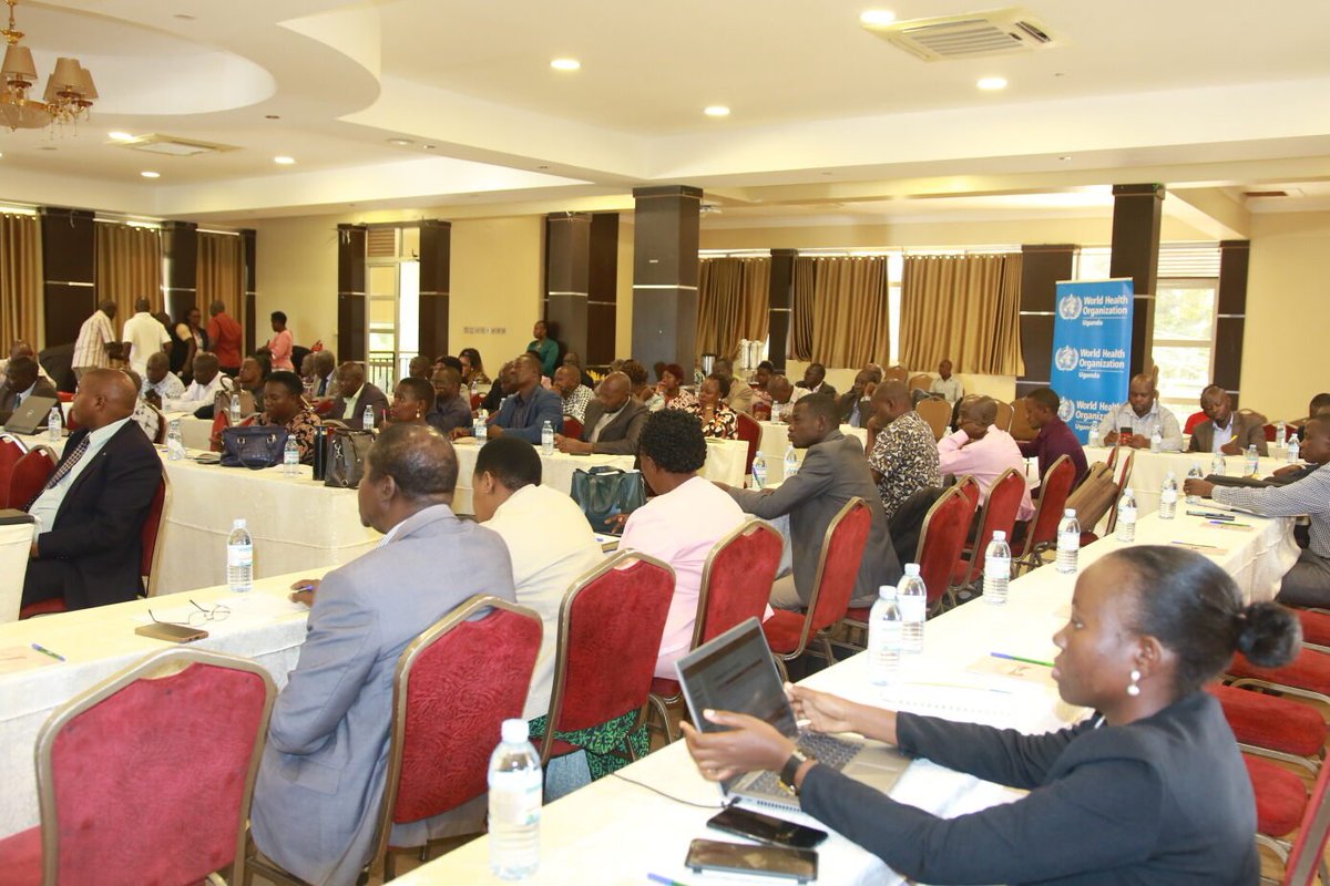 WHOUganda's tweet image. .@WHOUganda &amp;amp; @MinofHealthUG with support from @IrlEmbUganda yesterday held a regional stakeholders' meeting in #Jinja to discuss the formation of regional coord. structures to effectively respond to public health threats. An emergency operations center will be set up in Mubende.