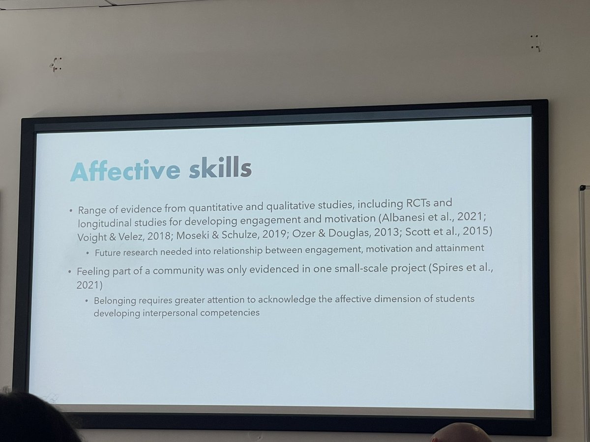 Facilitating young person agency through project based learning in school and community settings. Very interesting presentation by Tom Dobson. #BERA2023