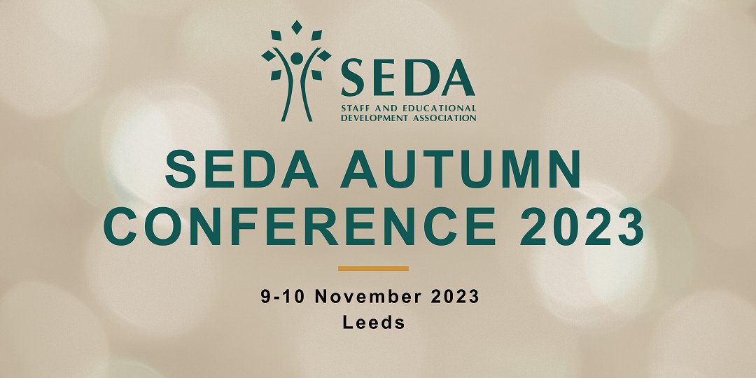 Our first face-to-face conference since the pandemic will take place on 9-10 November 2023 at the Crowne Plaza Hotel in Leeds. We are currently seeking proposals. See seda.ac.uk/seda-events/se… for more details.