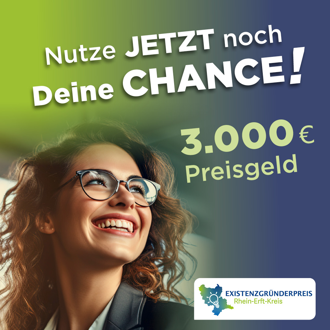brueneo's tweet photo. Nutze JETZT noch Deine Chance auf 3000 € Preisgeld, Coaching und neue Kontakte!

Bewirb dich für den EXISTENZGRÜNDERPREIS 2023
@wfgrheinerft oder https://t.co/sUBCLMk8gG

Einreichungsfrist: 30.09.2023!

#meincoworkingspace #startups #geschäftsidee #existenzgründerpreis https://t.co/fNzEaDJGhO