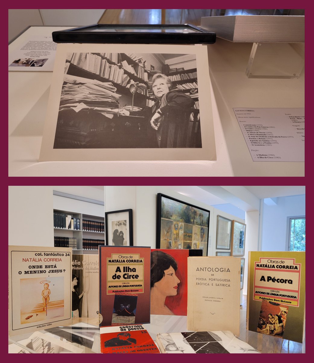 BibGulbenkian's tweet photo. Dans le cadre du centenaire de la naissance de Natália Correia (1923-1993), femme de lettres portugaise, à la fois poétesse, romancière, dramaturge et essayiste, la Bibliothèque Gulbenkian vous invite à (re)découvrir son œuvre littéraire. https://t.co/gJekoQWCKE
