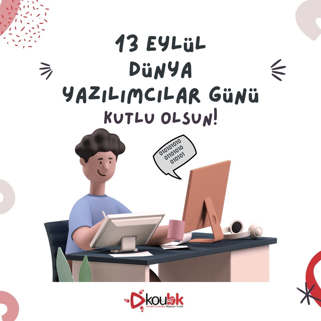 koubk_41's tweet photo. Dijital dünyamızı aydınlatan tüm yazılımcılara teşekkür ederiz! Dünya Yazılımcılar Günü kutlu olsun! 🚀👩‍💻👨‍💻
.
.
.
#YazılımcılarGünü #Kodlama #Programlama #Yazılım #Teknoloji #DijitalDünya #internationalprogrammersday https://t.co/3EJJ1CIyvf
