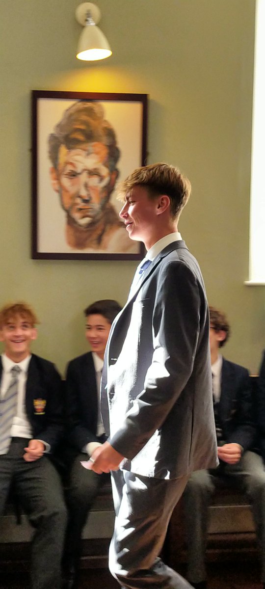 LeysSchoolHouse's tweet photo. #CakeWednesday was paired with the raffle, drawn by Mr Beeching. Finn, Archie and Anakin were the lucky winners. A padlock, stress ball and miniature chess set was won. Brownie were more popular than Carrot cake, but both were lush! Donations of cracker gifts most welcome! https://t.co/lTPotULvLR