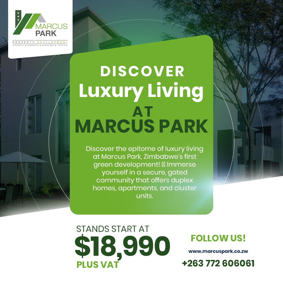 marcusparkzw's tweet photo. Discover the epitome of luxury living at Marcus Park, Zimbabwe's first green development! ๐ฟ Immerse yourself in a secure, gated community that offers duplex homes, apartments, and cluster units. #MarcusPark #LuxuryLiving #GreenDevelopment https://t.co/ru0ZhexgF3